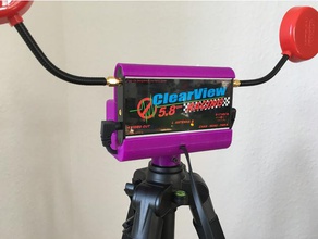 clearview tripod station r c vehicles clear view mount fatshark iftron zomei 3d print model - Mito3D