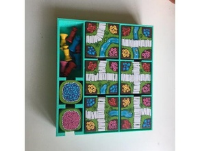 gardens tiles organization toy & game accessories boardgame boardgames board games 3d print model - Mito3D