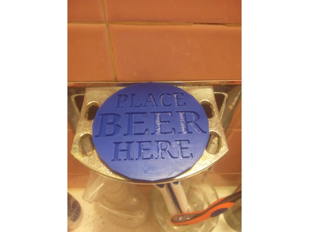 beerholder v102467159-a bathroom beer holder cup cupholder 3D print model - Mito3D