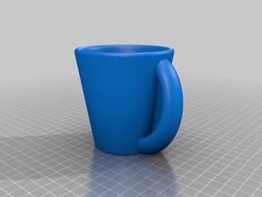 elegante Kaffee-Tasse Küche und Esszimmer Frühstück Kaffee cup elegant Milch offee-cup Tee 3d print model - Mito3D