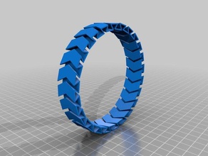 my customized flex bracelet customizer bracelets 3d print model - Mito3D