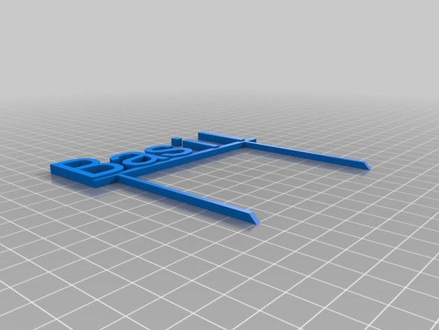 la albahaca signos y logotipos personalizado 3D print model - Mito3D