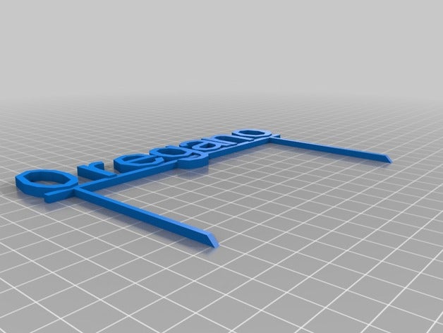 la albahaca signos y logotipos personalizado 3D print model - Mito3D