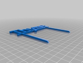le basilic les signes et logos personnalisé 3d print model - Mito3D