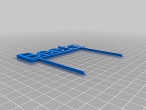 puerros signos y logotipos personalizado 3d print model - Mito3D