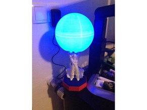 son goku spirit bomb nightlight toys & games lamp lampe nachtlicht nachttischlampe night light 3d print model - Mito3D