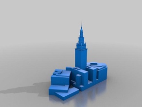 towercity buildings & structures building city skyline cle clean cleveland ohio terminal tower 3d print model - Mito3D