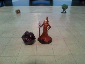 assistant démoniste druide, ensorceleur de la collection jouets & jeux d&d le mdn druide donjons dragons nain l'elfe jeu gnome l'homme pathfinder sorcier dessus table tiefling l'assistant 3d print model - Mito3D