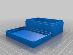 meine individuelle box Deckel möglicherweise abgerundete Ecken - Organisation kundengebundene 3d print model - Mito3D