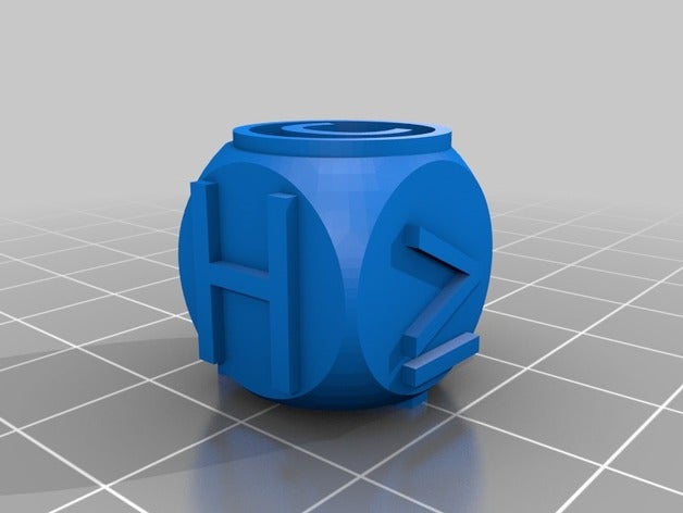 game youtube dice realistic 3D print model - Mito3D