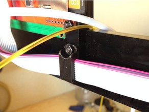 cable clips 3d printer parts clip management wire holder 3d print model - Mito3D