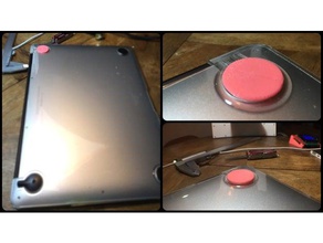 speck case feet macbook air computer 3d print model - Mito3D