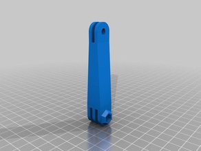 my customized gopro adapter camera 3d print model - Mito3D