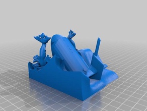 sessiz hizmet nişanı modelleri denizaltı 3d print model - Mito3D