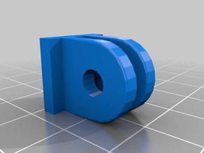 gopro 2 prong end camera customized 3d print model - Mito3D