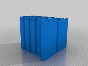 cr123a battery dispenser - organization customized 3d print model - Mito3D