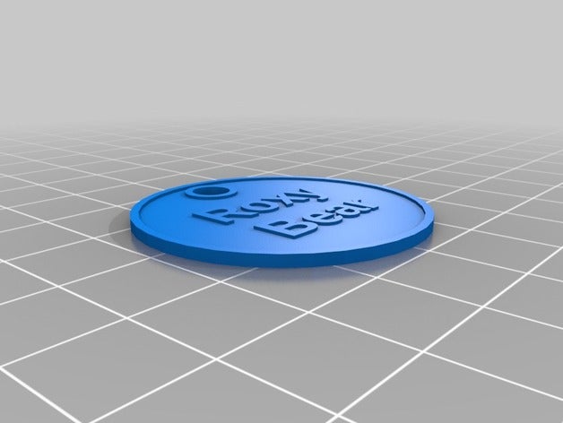 my customized round dog tag pets 3D print model - Mito3D