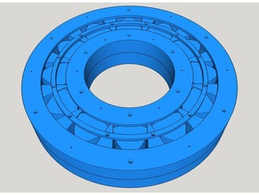 roller bearing using reuleaux bearings math triangle 3d print model - Mito3D