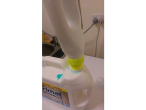 servicio de lavandería líquido drenaje conector los hogares el detergente 3d print model - Mito3D