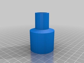 pipe adapter 22 40 mm diy customized 3d print model - Mito3D