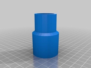 adattatore per tubo da 32 a 40 mm il fai te su misura 3d print model - Mito3D