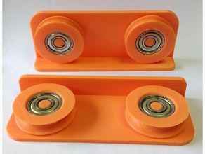 supporto verticale per alloggiamento vitamined cuscinetti a sfere 608 altri Stampante 3d accessori porta bobina 3d print model - Mito3D