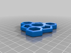 hex çevirici oyuncaklar ve oyunlar fidget spinner 3d print model - Mito3D