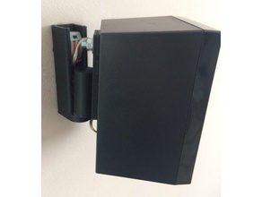 speaker wall mount organization home cinema openscad samsung wago 3d print model - Mito3D