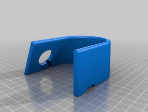 fossil q stand rotated mobile phone 3d print model - Mito3D