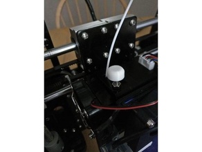 anet a8 thumb saver extruder button 3d printing accessibility quick release 3d print model - Mito3D