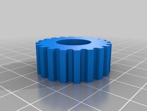 20t polia Impressora 3d de peças personalizado 3d print model - Mito3D