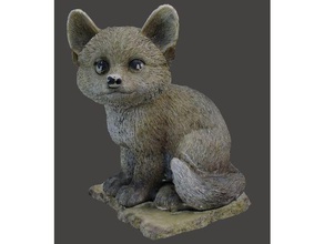 fox-scan Tiere Tier fox Photogrammetrie scan visualsfm 3d print model - Mito3D