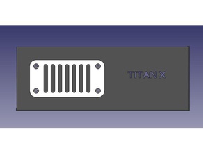 titan x placa posterior equipo la gpu graficscard grafics de tarjeta gtx 3d print model - Mito3D
