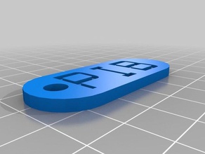 my customized batch keychain keychains 3d print model - Mito3D