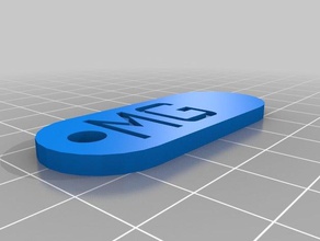 Anahtarlık mg benim özelleştirilmiş 3d print model - Mito3D