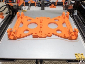 tronxy x3 bed support 3d printer parts level wobble 3d print model - Mito3D
