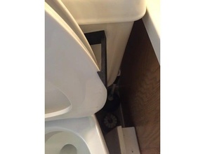 asiento de inodoro titular los hogares cuarto baño gancho el clip retenedor 3d print model - Mito3D