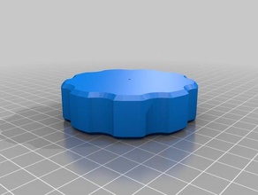 my customized thumb knob - metric hand tools 3d print model - Mito3D