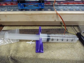 60cc syringe holder 3d printer accessories paste extruder pump 3d print model - Mito3D