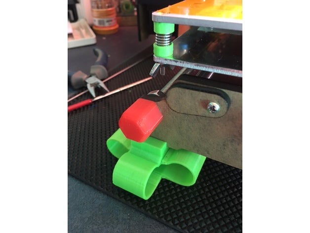 anet a8 8 mm extremo de la tuerca tapa cubierta Impresora 3d las piezas 8mm perno prusa i3 suave 3D print model - Mito3D