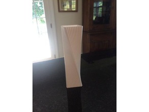 rippled vase decor 3d print model - Mito3D