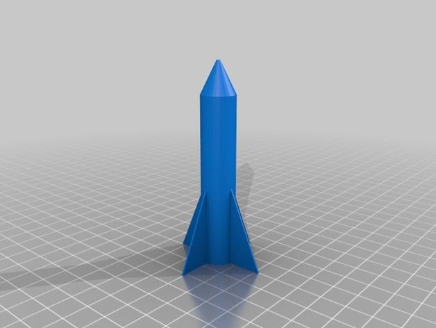 ar comprimido foguete v2 brinquedo & acessórios para jogos personalizado 3D print model - Mito3D