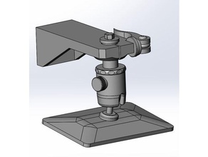 sla build platform using ball head 3d printer parts dlp plate 3d print model - Mito3D