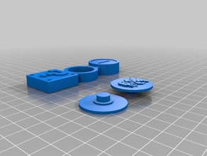mario spinner fidget jouets & jeux bros super 3d print model - Mito3D