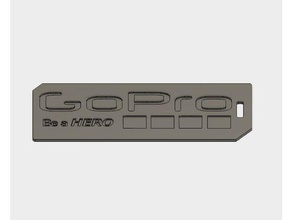 gopro porte-clés de accessoires l'accessoire action cam un trousseau clés portable 3d print model - Mito3D