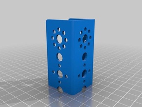 5-buraco-longo tetrix c-canal robótica 3d print model - Mito3D