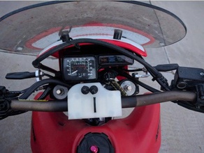 xr650l interruptor del manillar de montaje la automoción honda motocicleta el monte 3d print model - Mito3D