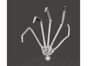wendigo squelette dynamique mains les créatures la créature 3d print model - Mito3D
