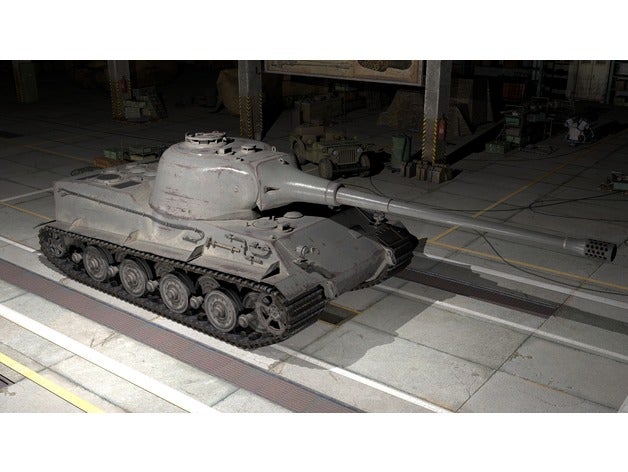 l wir Fahrzeuge Deutsch deutscher Panzer heavy tank lowe das Modell Welt tanks 3D print model - Mito3D