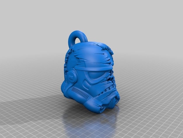 porte clef deathtrooper 3d-drucken 3D print model - Mito3D